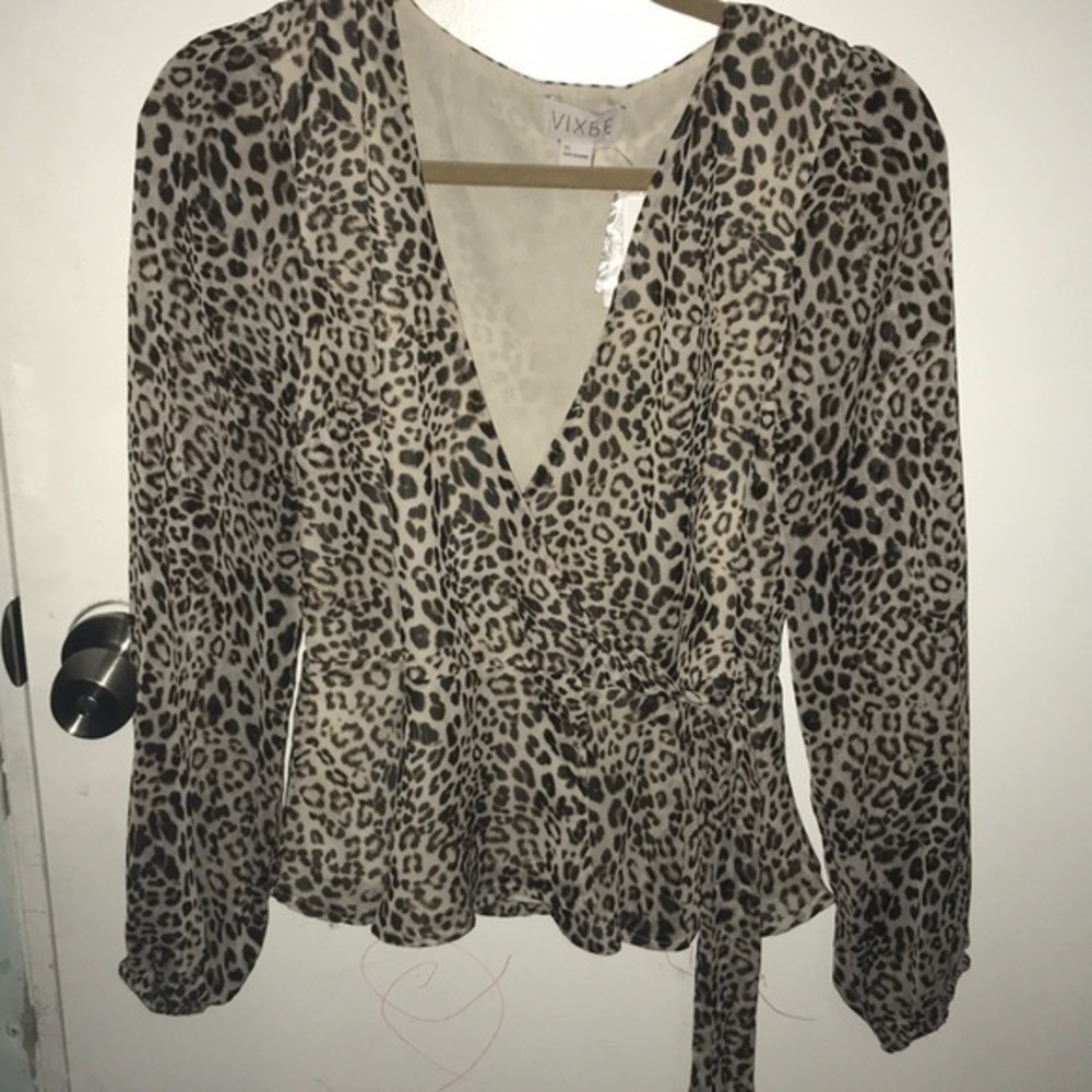 Vixbe animal print blouse